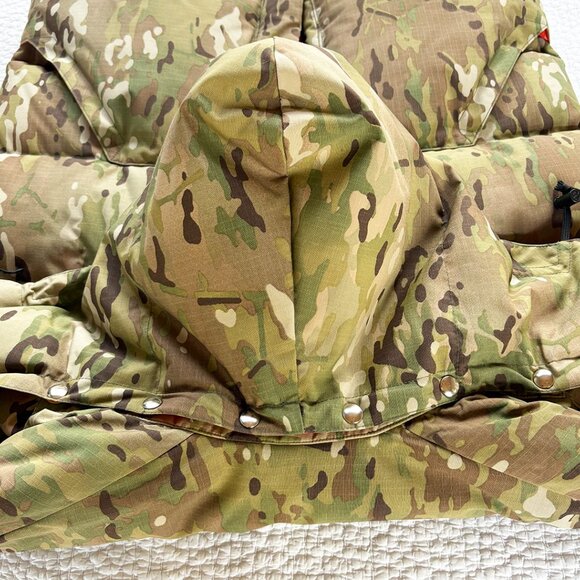 Crescent Down Works Puffer Jacket in Olive Multi Camo, Men's size XL - Picture 4 of 4